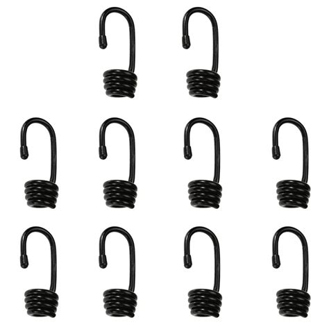 Wire Bungee Cord Hooks Shock Cord 10 Pcs Pack 10mm Plastic