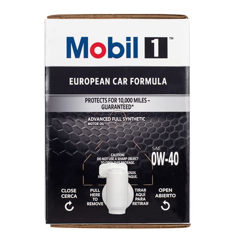 Mobil 1 Fs 0w 40 Synthetic Motor Oil European Car Formula 12 Quart Extends Engine Life Heat