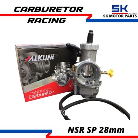 Racing Carburetor Nsr Sp Mm Copper Slide Mikuni Senang Setting Honda