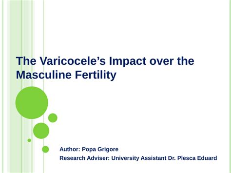 Pdf The Varicoceles Impact Over The Masculine Fertility 1