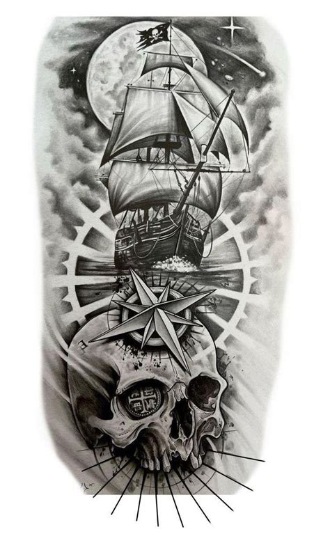 Pin By Nancy Punx On Allian Ship Tattoo Sleeves Nautical Tattoo