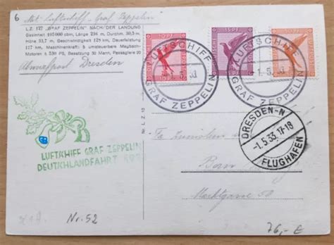 DEUTSCHES REICH ZEPPELIN Postkarte Luftschiff Graf Zeppelin