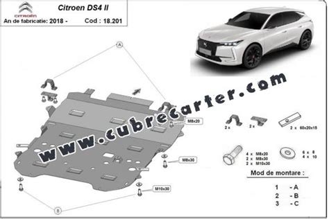 Cubre Carter Metalico Citroen Ds Ii