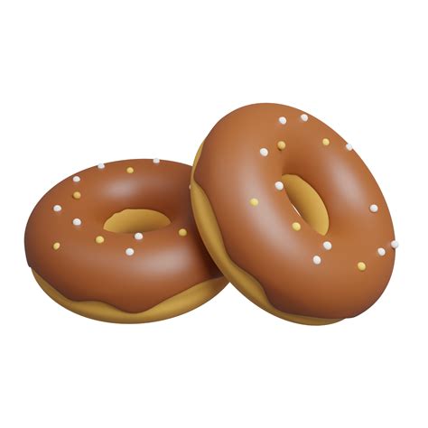 Donut 3d Illustration 12986910 Png