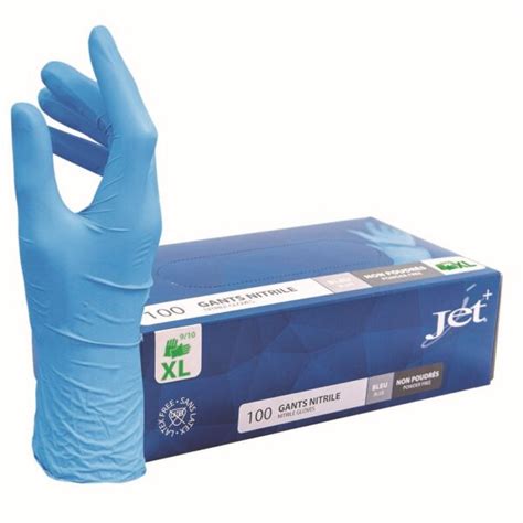 Handschoen Nitrile Ongepoederd Blauw Maat XL Doos 100 Stuks Soli Clean