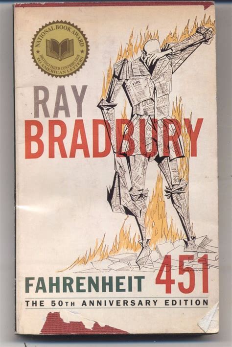 Fahrenheit 451 By Ray Bradbury 50th Anniversary Edition Paperback