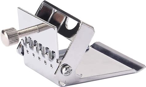 Heallily 5 String Banjo Tailpiece Chrome Plated Replacement