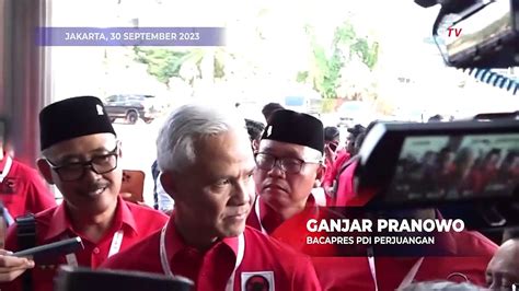 Ganjar Beberkan Isi Bisikan Jokowi Di Rakernas PDIP Video Dailymotion