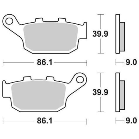 Bremsbel Ge Hinten Sbs Ls Kawasaki Kle Versys Abs Fff Fgf