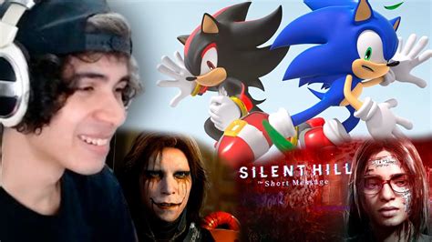 Pedrodbr REAGE Aos TRAILERS De SONIC X SHADOW GENERATIONS E SILENT HILL