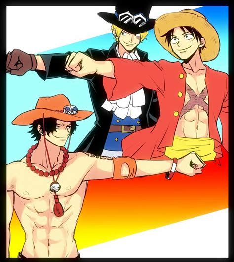 Ace Sabo Luffy Personajes De One Piece Anime Novios Personajes