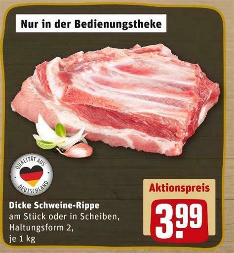 Dicke Schweine Rippe Angebot Bei Rewe