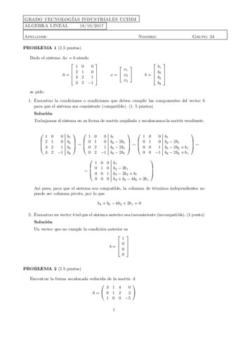 Ejercicios Algebra Tema Pdf