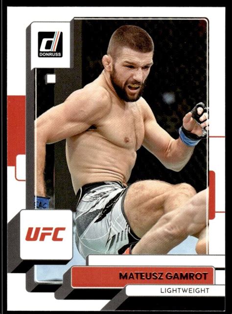 2023 Donruss UFC Mateusz Gamrot 95 12486 EBay