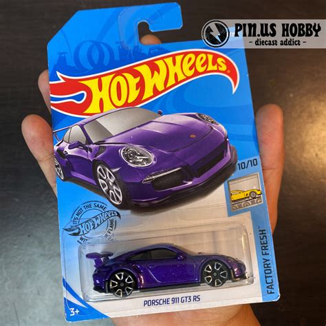 Jual HOT WHEELS PORSCHE GT RS UNGU PURPLE FACTORY FRESH ORIGINAL
