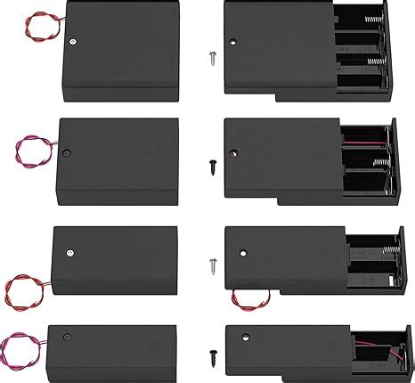 Daiertek Aa Battery Holder Pack Single Aa Battery Holder Aa Battery