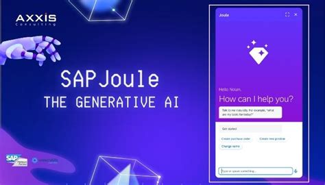 Sap Joule The Generative Ai Axxis Consulting