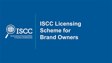 Iscc Licensing Scheme Iscc System