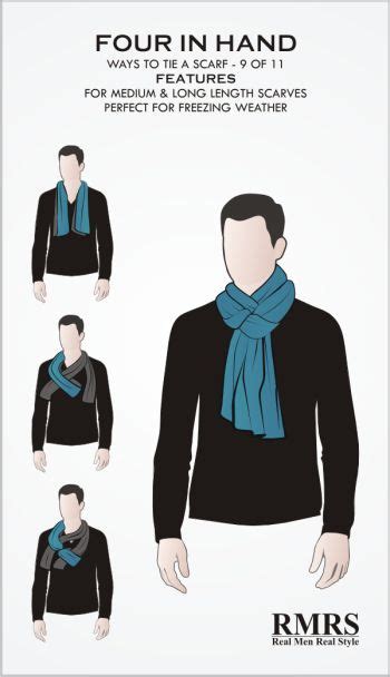 Manly Ways To Tie A Scarf Masculine Knots For Men Wearing Scarves