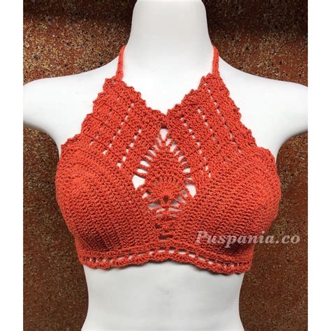 Jual Top Bikini Rajut Bali Top Model Nanas Bra Rajut Bikini Crochet