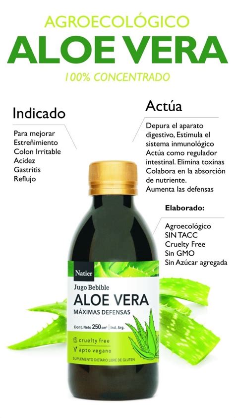 Aloe Vera Natural Bebible Natier X Cm E Store Mi Espacio