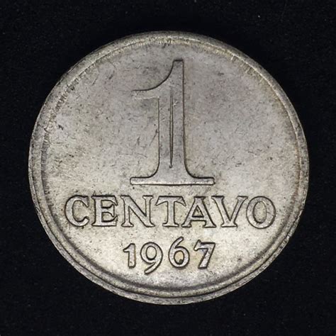 1 Centavo 1967 Aço Inox Soberba Numismático