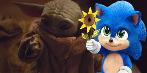 Baby Sonic Versus Baby Yoda