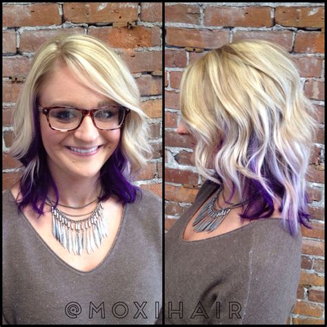 Blonde With Purple Underneath Hairstyles - Hairstyle Guides