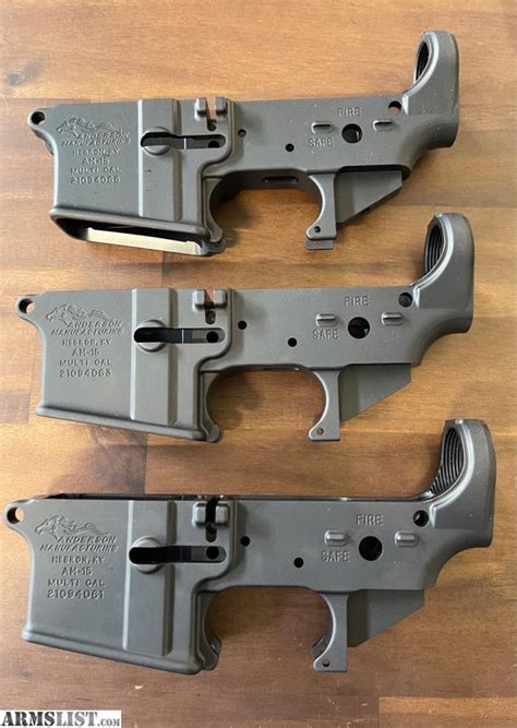 Armslist For Sale Set Of Anderson Stripped Ar Lower Receivers