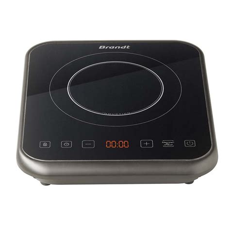 Table de Cuisson à Induction Posable Brandt 2000 W TI1SOFT Noir au