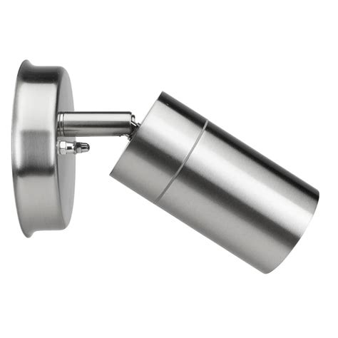 Coolum V X Gu Adjustable Wall Pillar Light Ip Stainless Steel