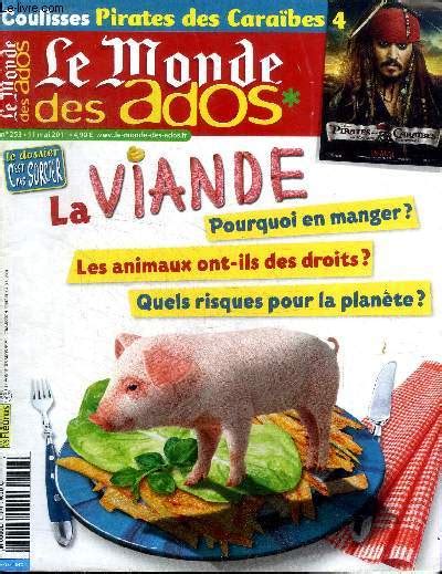 Le Monde Des Ados N Mai La Viande Pourquoi En Manger Les