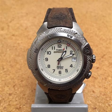 Stunning Timex Expedition Indiglo Men Alarm Analog Quartz Watch Hour~new Battery 1788280895