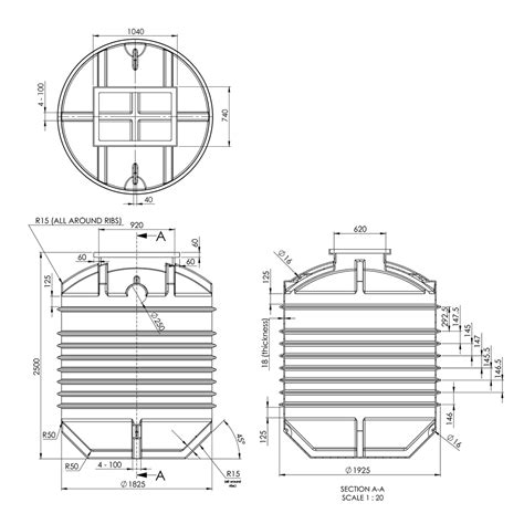 5000l Poly Pump Well 370kg Reefe