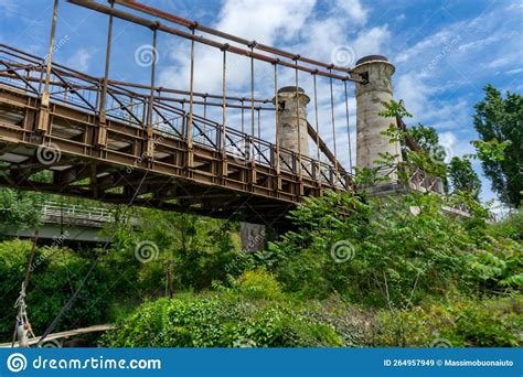 Italy Lazio Minturno Bourbon Bridge Stock Image Image Of Real