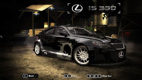 Nfs Most Wanted Lexus IS 350 Mod Gameplay YouTube