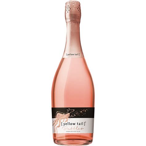 Yellow Tail Pink Bubbles Australian Sparkling Wine