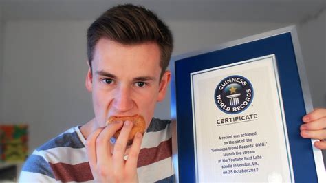 WORLDS FASTEST DOUGHNUT EATER YouTube