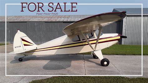 SOLD Airplane For Sale Piper Pacer YouTube