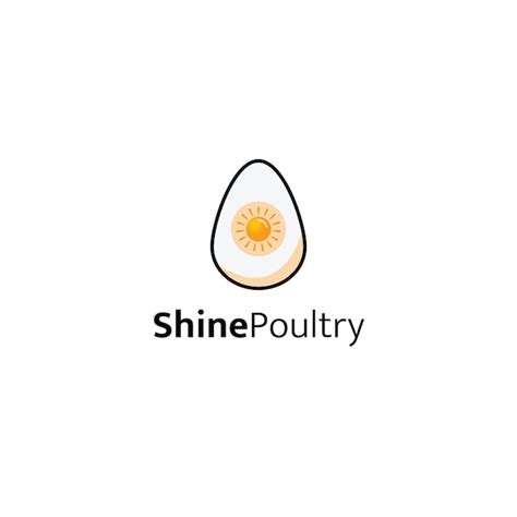 Premium Vector Sunshine Poultry Chicken Farm Logo Design Template