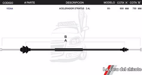 Chicote De Acelerador Stratus 2005 Envío gratis