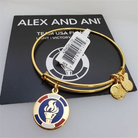 Alex And Ani Jewelry Nwt Alex And Ani Team Usa Flare Bangle Poshmark