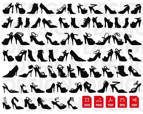 High Heel Silhouette Vector