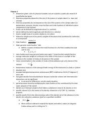 Bioengineering Fundamentals Notes Chapter Dimension Gneric Unit Of