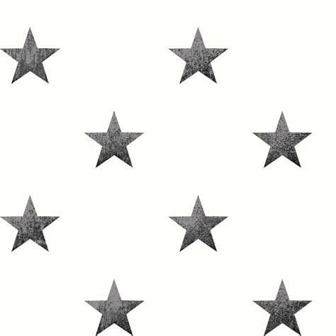 Papel Pintado Estrellas Vintage De Color Negro Tienda Online Telas