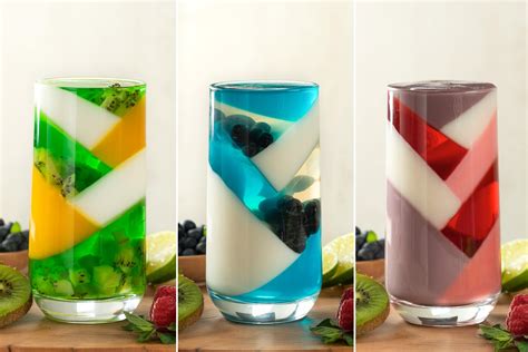 Vasitos De Gelatina Tricolor Gelatinas En Vaso Gelatinas Recetas De