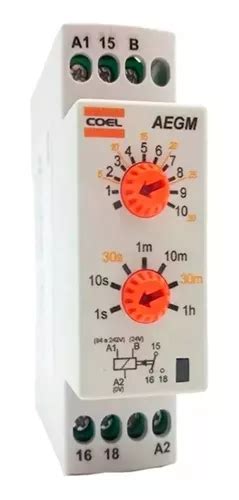 Rele De Tempo Aegm Coel 94 242vca 24vca Vcc Multiescala Parcelamento