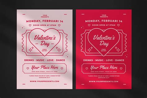 35+ Breathtaking Valentine's Day Flyer Templates – Creatisimo