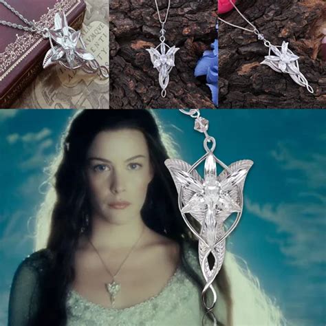 Vintage Lord Of The Rings Arwen Evenstar Wizard Fairy Princess Pendant