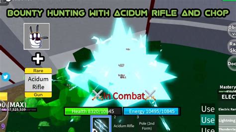 Bounty Hunting With Chop And Acidum Rifle Mobile Blox Fruits Pvp Youtube